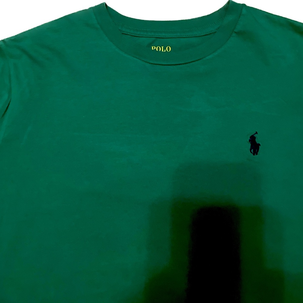 💙Boys Ralph Lauren Polo Shirt. Green. Size L (14/16) worn once. Excellent💙 - Picture 3 of 5